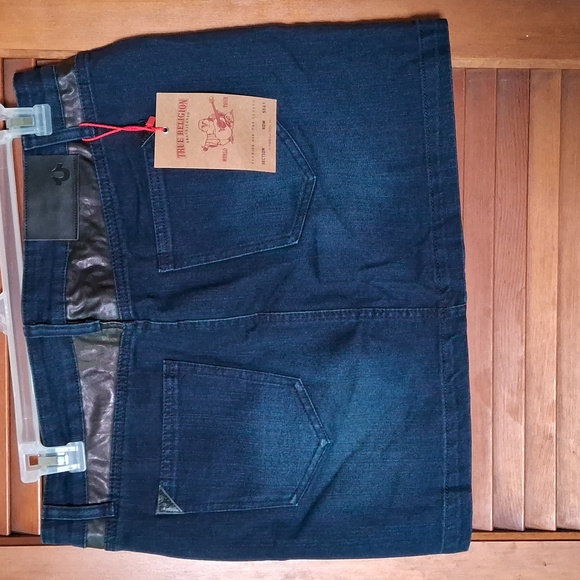 🆕️ True Religion woman size 32 denim jean skirt - Picture 2 of 6